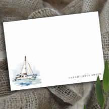 Elegante Dusky Sailboat Seascape Wedding