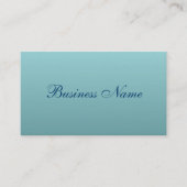 Elegante Dusty Blue Business Card Visitenkarte (Vorderseite)