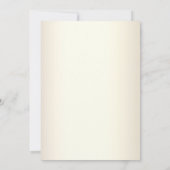 Elegante Dusty Rose Wasserfarbene Hochzeit der Blu Einladung (Rückseite)