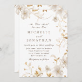 Elegante Earth Tones Christlich Bible Verse Einladung (Vorne/Hinten)