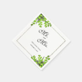 Elegante Eckfarn-Dekorations-Hochzeit Serviette (Ecke)