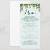Elegante Efeu-Grün Botanische Hochzeit Tischnummer (Vorne/Hinten)