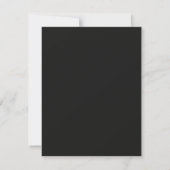 Elegante Eheringe Einladung (Rückseite)