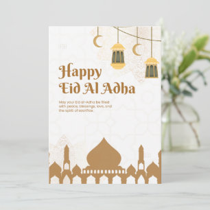 Elegante Eid Al-Adha-Grußkarte Einladung