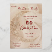 Elegante EId-Feier  Eid Party Einladung (Vorderseite)