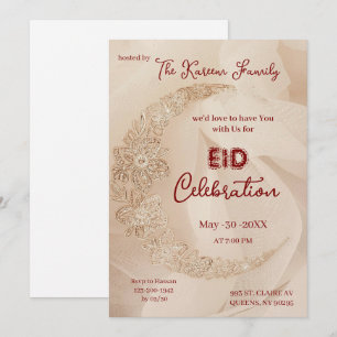 Elegante Eid-Feier  Eid-Party-Einladung Einladung