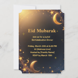 Elegante Eid-Feier-Einladung Einladung