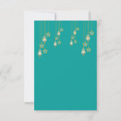 Elegante Eid Mubarak Card (Rückseite)