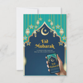 Elegante Eid Mubarak Card