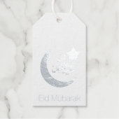 Elegante Eid Mubarak Geschenkanhänger (Vorderseite)