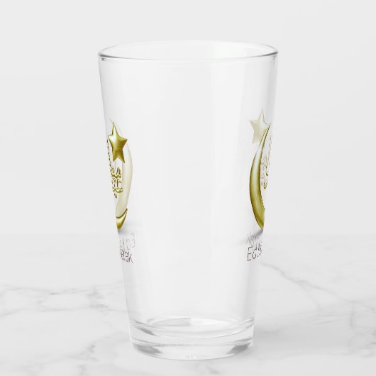 Elegante Eid Mubarak Glas (Links)
