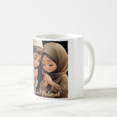 Elegante Eid Mubarak Kunst, Dichtung und Musik Kaffeetasse (VorderseiteRechts)