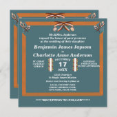 Elegante einfache Bow-Krawatte, kundenspezifisch f Einladung (Vorne/Hinten)