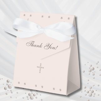 Elegante einfache christliche Taufe Geschenkschachtel
