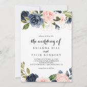 Elegante einfache, einzigartige Winter-Blüte Die H Einladung (Vorderseite)