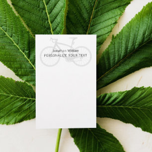 Elegante einfache Fahrrad Retro-Persönliche Korres Briefpapier