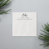 Elegante Einfache Fahrradhalle Retro Personal Stat Post-it Klebezettel