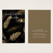 Elegante, einfache Goldschmuck-Ohrringe (Vorne & Hinten)