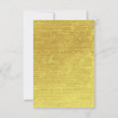 Elegante einfache Hochzeitseinladung Einladung (Rückseite)