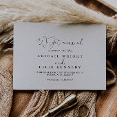 Elegante einfache Kalligrafie - Ankündigung