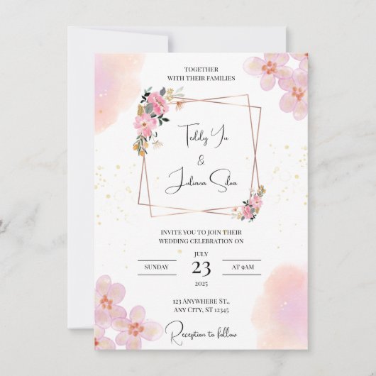 Elegante einfache Karten (Vorderseite)