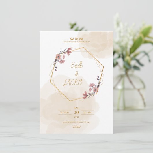 Elegante einfache Karten (Stehend Vorderseite)