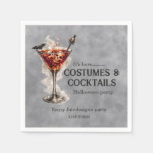 Elegante einfache Kostüme Cocktails Halloween-Part