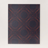 Elegante, einfache, lebendige, moderne Linienmuste Puzzle (Vertikal)