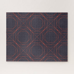 Elegante, einfache, lebendige, moderne Linienmuste Puzzle