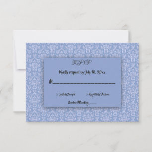 Elegante einfache Minimal Script Chic Verzierte Ho RSVP Karte