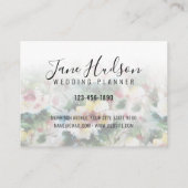 Elegante, einfache, Minimalistisch bearbeitbare Vi Visitenkarte (Rückseite)