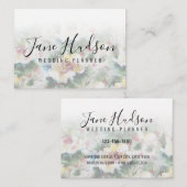 Elegante, einfache, Minimalistisch bearbeitbare Vi Visitenkarte (Vorne/Hinten)