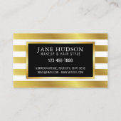 Elegante, einfache, Minimalistisch bearbeitbare Vi Visitenkarte (Rückseite)