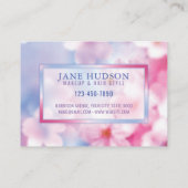 Elegante, einfache, Minimalistisch bearbeitbare Vi Visitenkarte (Rückseite)