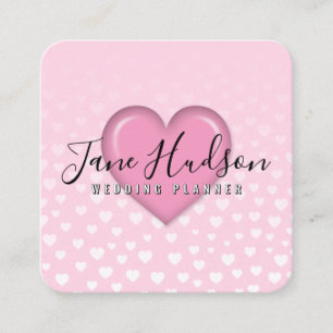 Elegante einfache minimalistische editierbare Visi Quadratische Visitenkarte