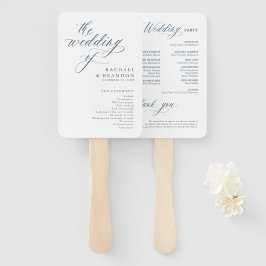 Elegante einfache Minimalistische Moderne Hochzeit Fächer