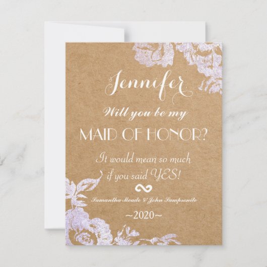 Elegante einfache moderne einladung (Vorderseite)