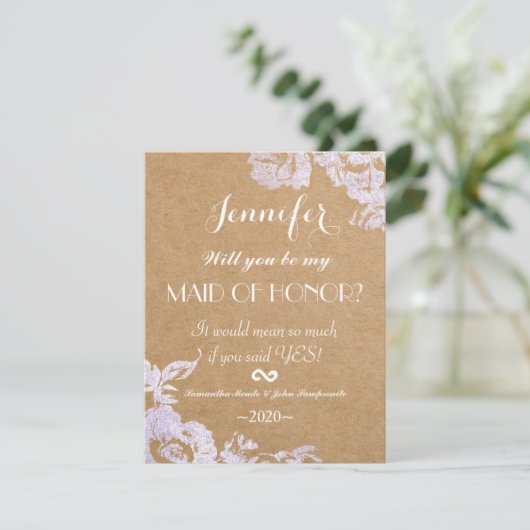 Elegante einfache moderne einladung (Stehend Vorderseite)