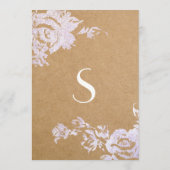 Elegante einfache moderne menükarte (Rückseite)