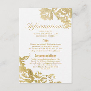 Elegante Einfache moderne Rose Hochzeit der Blumen Begleitkarte