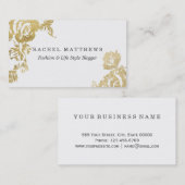 Elegante einfache moderne visitenkarte (Vorne/Hinten)