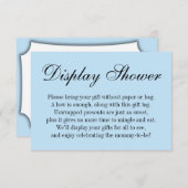 Elegante, einfache No Wrap Babydusche, Baby Blue (Vorne/Hinten)