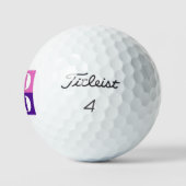 Elegante, einfache Personalisierte Hochzeit Golfball (Logo)