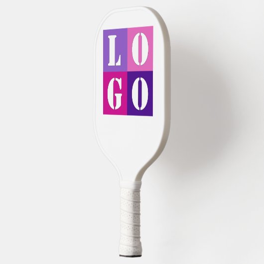 Elegante, einfache Personalisierte Hochzeit Pickleball Schläger (Links)