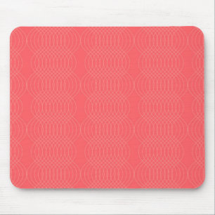 Elegante, einfache, rote, moderne Linienführung Mousepad
