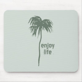 Elegante, einfache Sage Palm Tree Genießen Sie das Mousepad