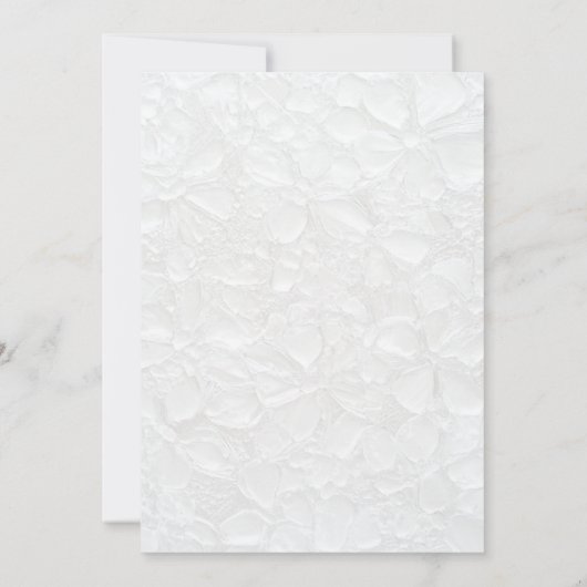 Elegante, einfache Schwarz-Weiß-Hochzeit Einladung (Rückseite)