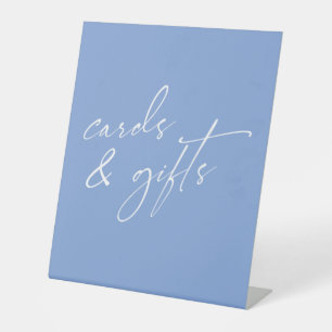 Elegante einfache Typografie Karten & Geschenke Pe Sockelschild