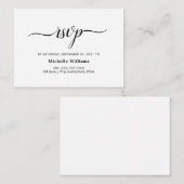 Elegante Einfache UAWG Begleitkarte (Vorne/Hinten)