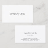 Elegante einfache Vorlage Modernes, Berufliches Co Visitenkarte (Vorne/Hinten)